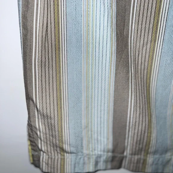Tommy Bahama Shirt Mens Medium Multicolor Shirt Sleeve Silk Cotton Blend NWT - Picture 13 of 15